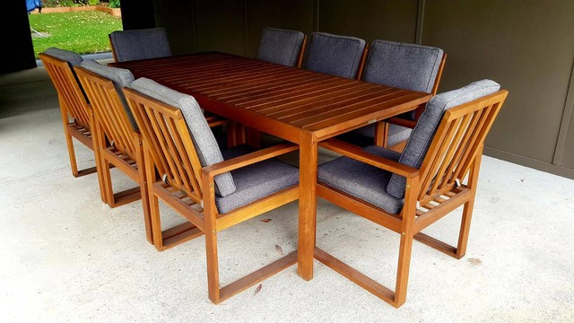 9pce Timber Outdoor Setting (LESS THAN HALF PRICE) | Outdoor Dining