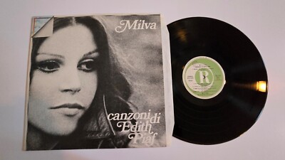 MILVA Canzoni Di Edith Piaf LP Vinyl Album 1970 Ricordi ITALY Orizzonte