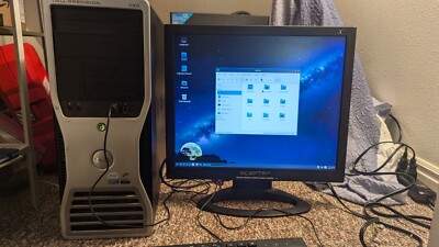 Dell Precision 390 PC Tower w/ Intel Core 2 Duo 4GB RAM 80GB HDD Lubuntu OS