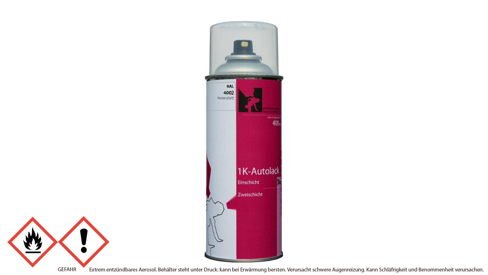 MG PRIME RAL 4002 Rotviolett Spraydose – 400 Ml, Matt, Schnelltrocknend, Für Metall, Kunststoff & Hobby