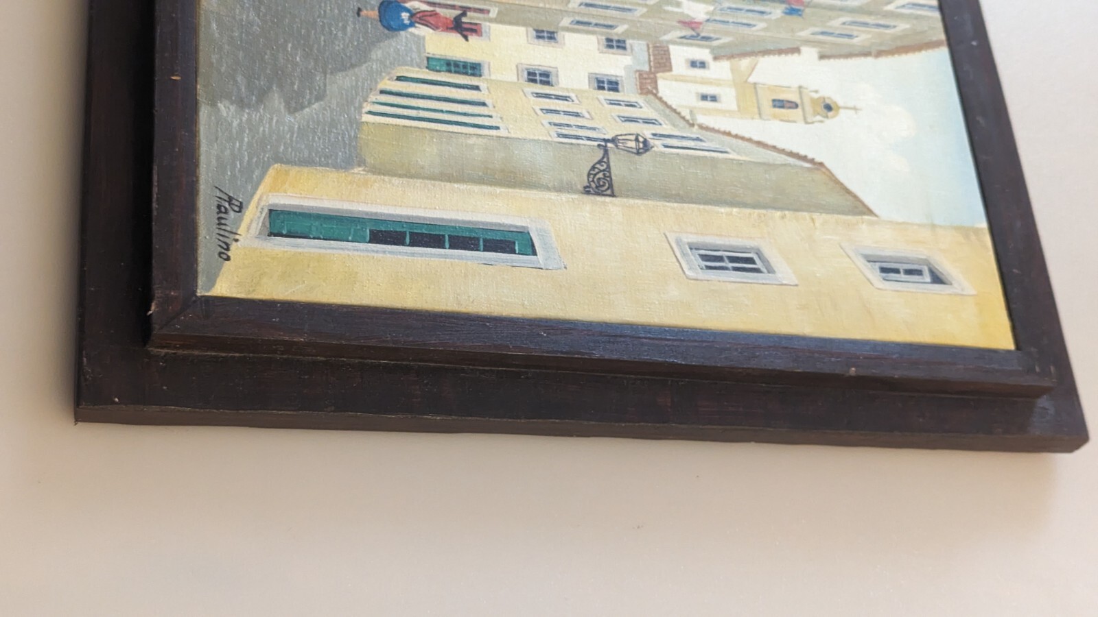 Original Oil Painting By Antonio M. Paulino (Portugal). Signed. Hand-made Frame.