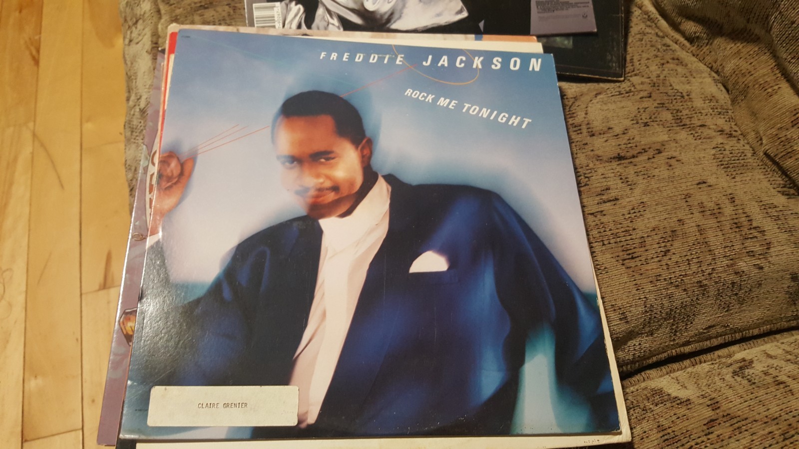 Rock Me Tonight Freddie Jackson USA vinyl LP album record ST-12404 CAPITOL