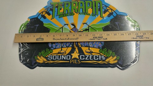 TERRAPIN BEER CO Sound Czech Logo METAL TACKER SIGN Craft Beer Brewery Brewing