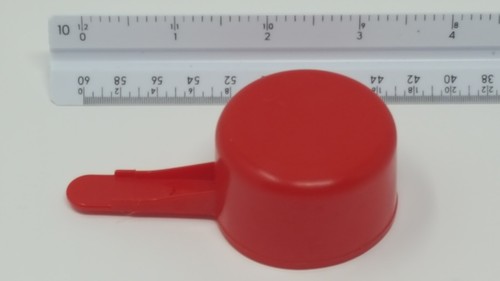 Plastic Kitchen Scoops Weddings Candy Partys Dessert Garden 40 pc Lot Small Red