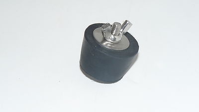 2x McMaster 2605K13 Expanding #5 1/2 Rubber Stopper w Stainless  - TIG Backpurge