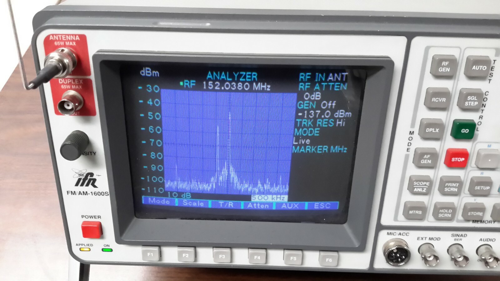 IFR Aeroflex 1600S Service Monitor, Tracking Generator, Spectrum Analyzer
