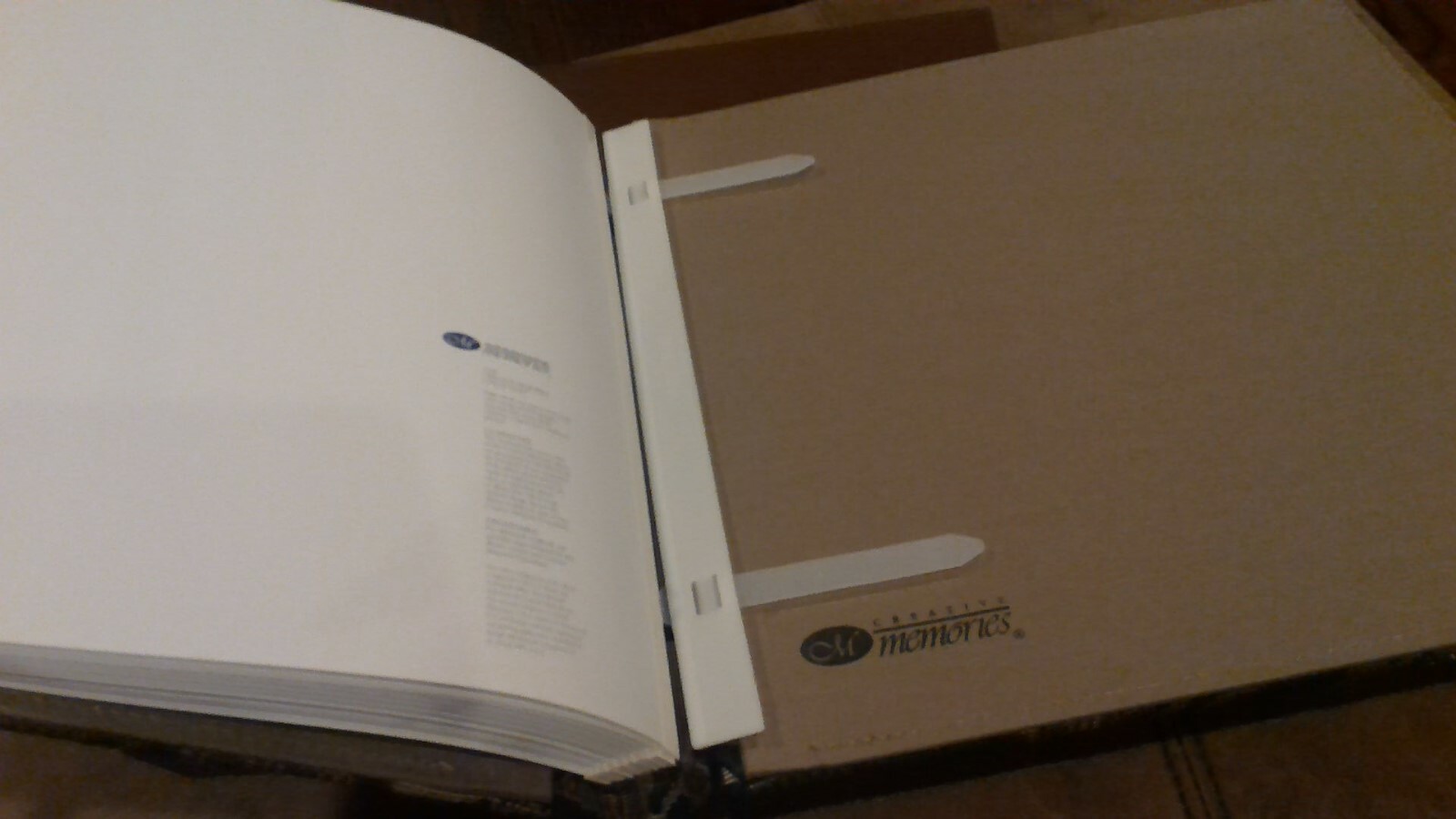 Creative Memories Travel Passport Tapestry 12x12 Album Scrapbook + 15 Pages &Box