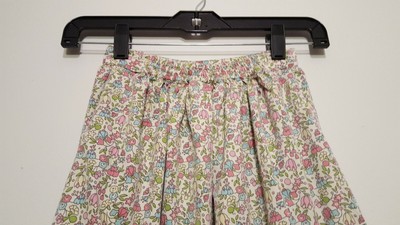 Liberty of London for Target Girl's Small 2-Tier Skirt! Floral Print and Solid!