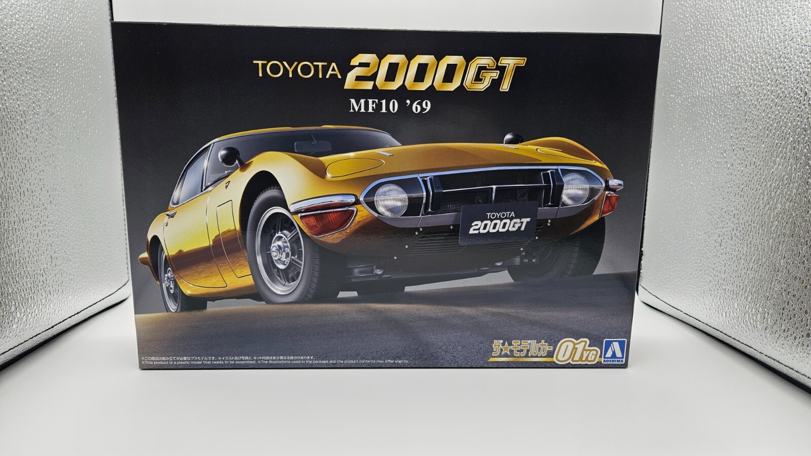 1/24 TOYOTA 2000GT '69 Gold AOSHIMA & Yamada Denki Special