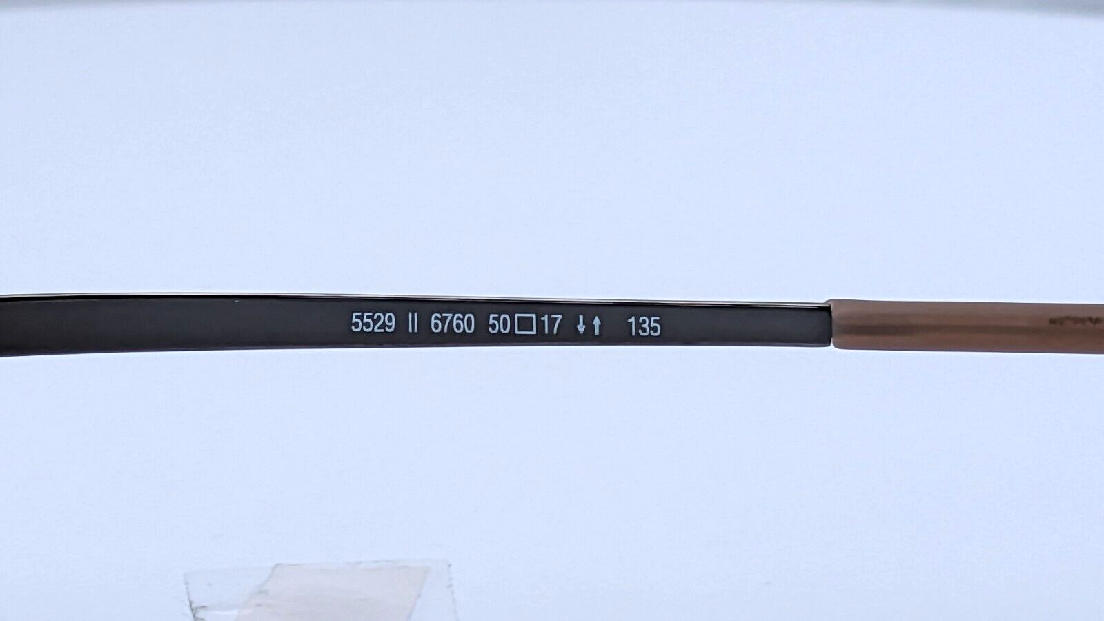 Silhouette 5529 II 6760 Rose Gold Desert Oval Rimless Womens Eyeglasses 50mm