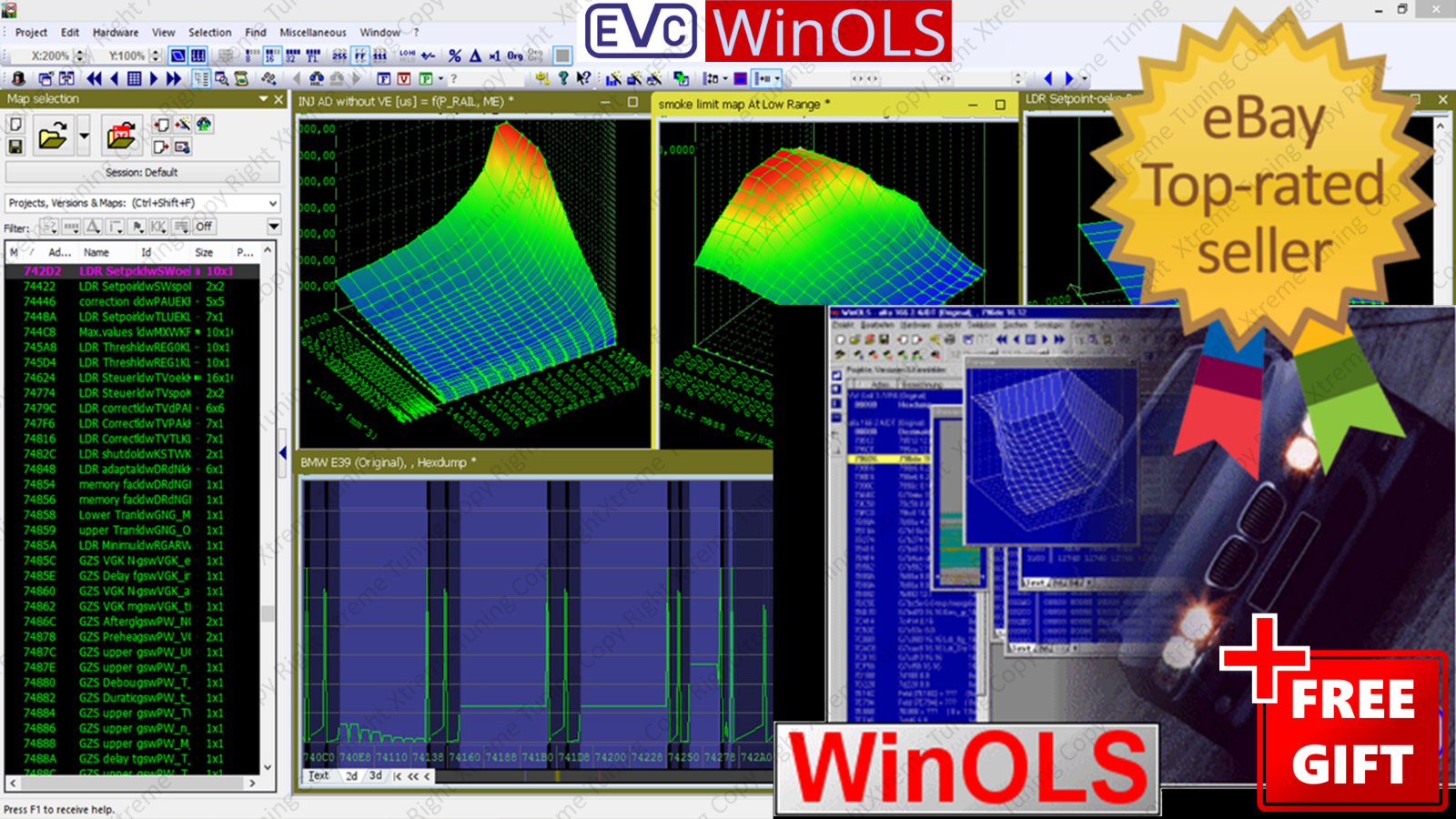 2020 Best Tuning Remap Software *** Winols 2.24 *** (win Xp/ Vista/ 7