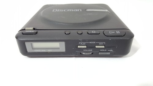 Vintage Sony Discman D-2 Portable CD Player 1988 Tested with AC Power Adapter