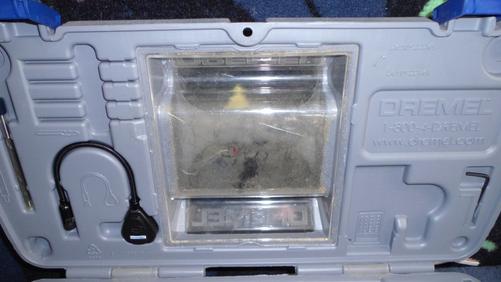 Dremel MS400 Multisaw Jigsaw Rotary Tool Attachment for 400 Series case w/ tool