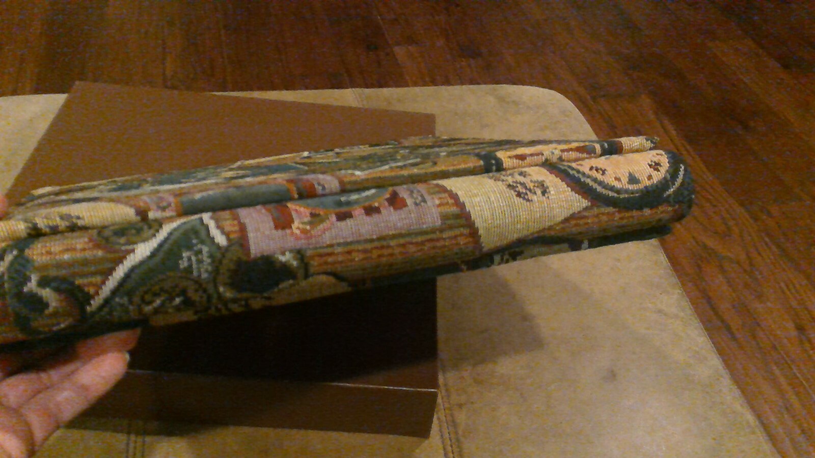 Creative Memories Travel Passport Tapestry 12x12 Album Scrapbook + 15 Pages &Box