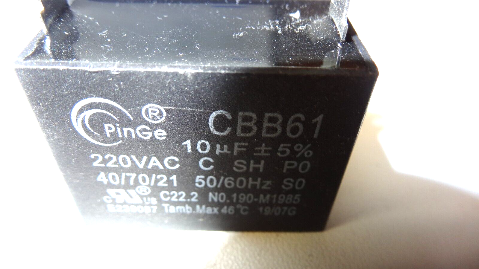 けんぴページ　SCO-129/CB 1PCS Getinge CBB61 SH Capacitor, 450VAC, 50/60Hz, 2.5μF