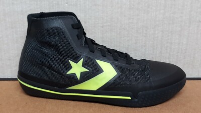 CONVERSE - 165542C - REACT ALL STAR PRO BB HI -BLACK / VOLT -Men's Shoes Size 18