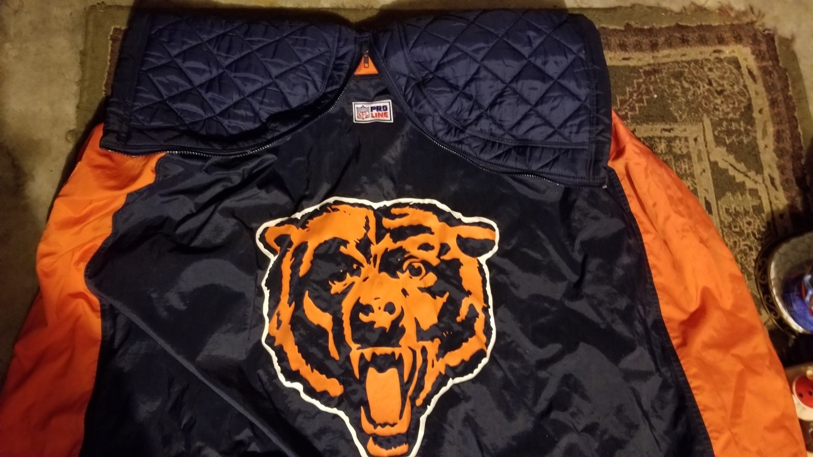 Chicago Bears game used - worn Sideline jacket