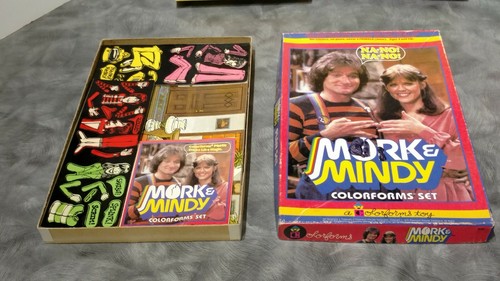 Colorforms Lot BATMAN CHARLIE BROWN MORK AND MINDY