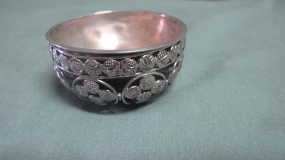 Middle East Design Silver 2 Pc Small Bowl