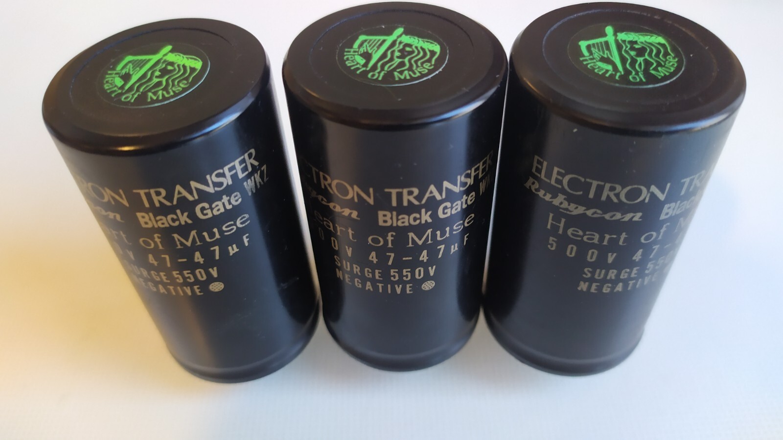 Rubycon Black Gate WKZ capacitor 47 uF + 47 uF 500v Heart of Rubycon Black Gate WKZ capacitor 47 uF + 47 uF 500v Heart of