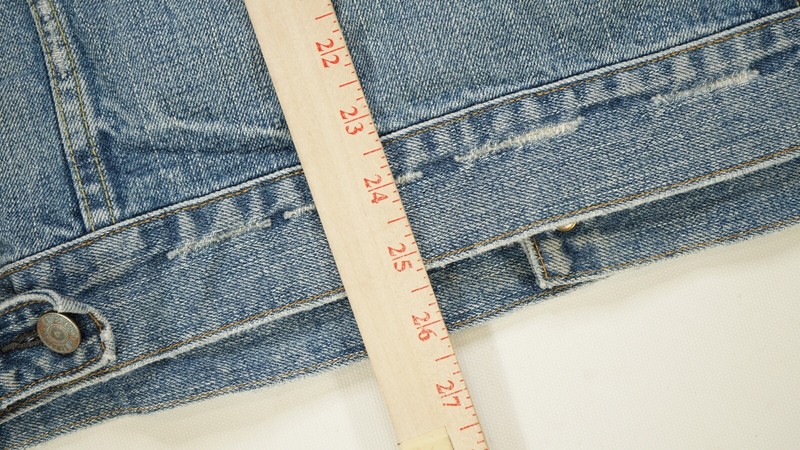 Rare VTG LEVI&rsquo;S STRAUSS & CO 70505 Red Tab Denim Jean Vest Jacket 90s Blue SZ XL