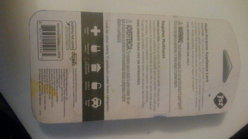 BRAND NEW SAFETY FIRST MULTI-PURPOSE APPLIANCE LOCK ,GRAY,2 PACK, HS148