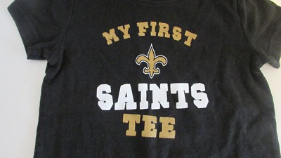 New Orleans saints boys girls 18 months NFL t shirt My first Saints tee