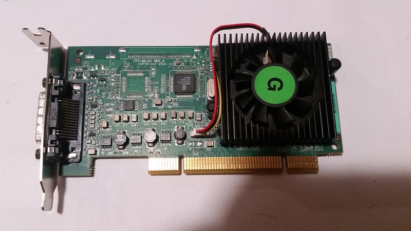 Dual Matrox 64 Mo Mgi P65-Mddap64f Carte Graphique Profil Bas Low Profile