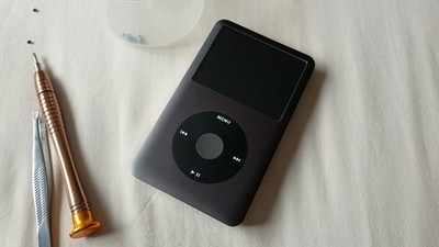 New 160GB Slim iPod Classic 7th Silver Back Cover A1238