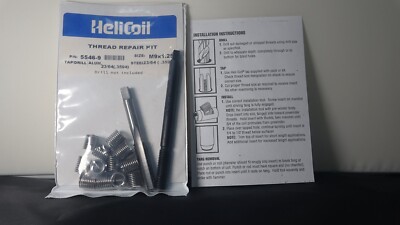 Helicoil Thread Repair Kit 5546-9M9 x 1.25 With 12 Coarse Thread Inserts On SALE
