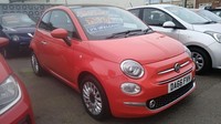 2016 Fiat 500 1.2 LOUNGE 3DR 2016 66 REG £20 YEAR ROAD TAX HATCHBACK Petrol Manu