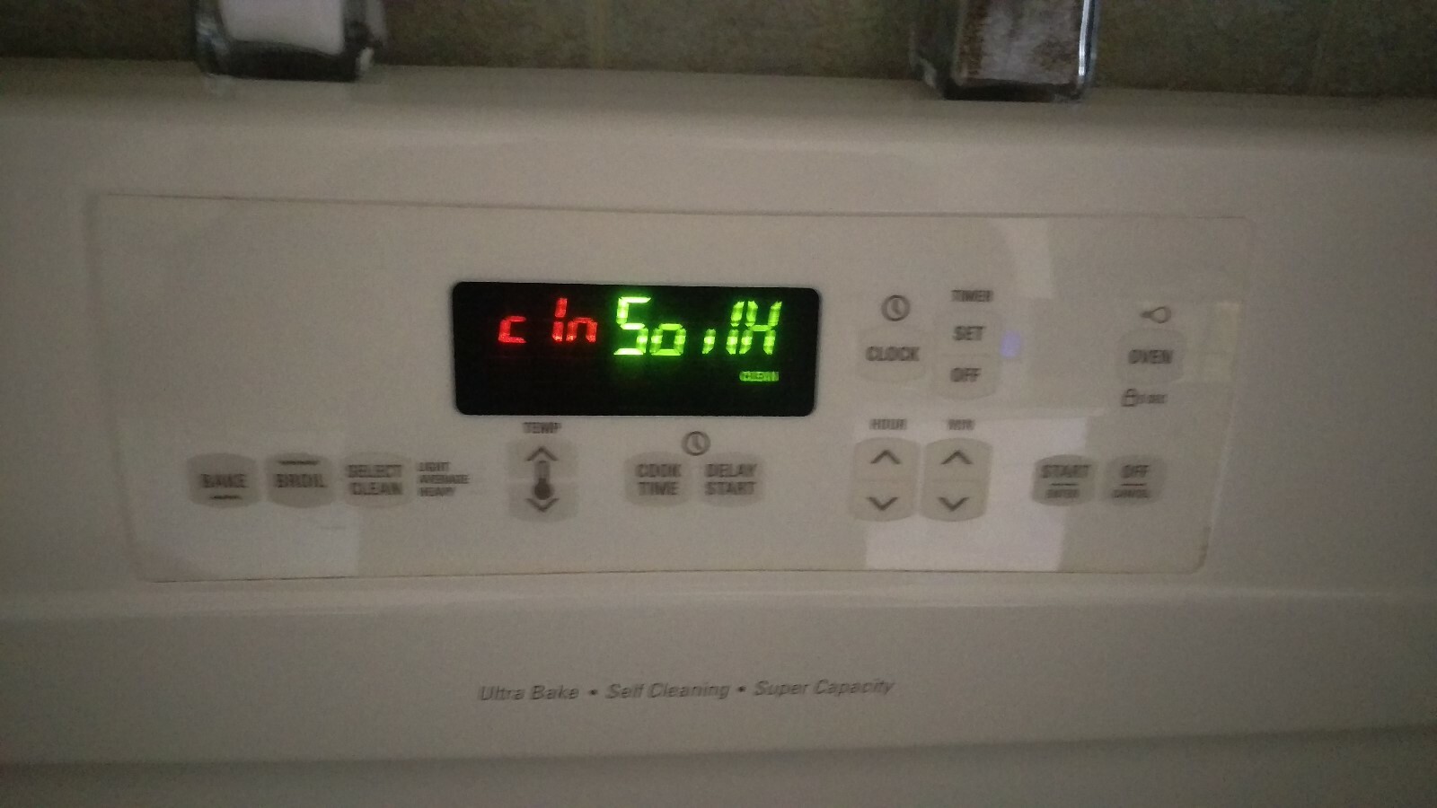 Kenmore Electric Range Control Panel 8522442 C1Backguard,White,8272434 Complete