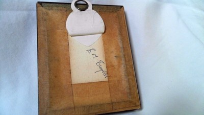 FRAMED GOLFER CARTOON DRAWING SIGNED BB LONDON COLORED