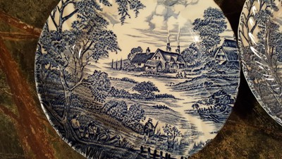 4 Ridgway Ironstone Meadowsweet ~ Bread & Butter Plates