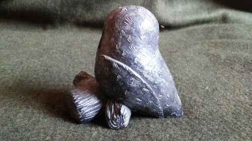 Owl figurine handcarved soapstone a6