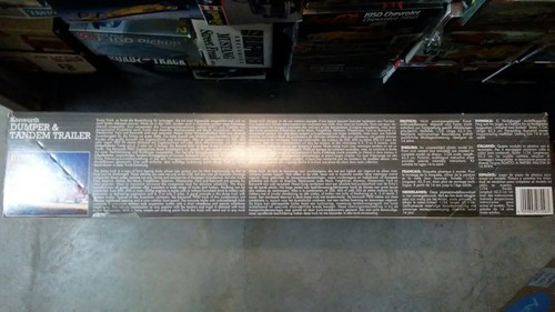 REVELL KENWORTH DUMPER AND TANDEM TRAILER. FACTORY SEALED!!!!