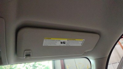 2007-2013 GMC Sierra 1500 RH Pax Side Interior Sunvisor Sun Visor Titanium Cloth