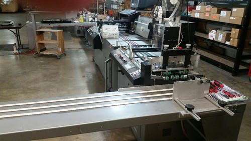 Kirk Rudy NetJet Ink Jet System, Conveyor, Heat mate dryer, Tabber Labels EUC