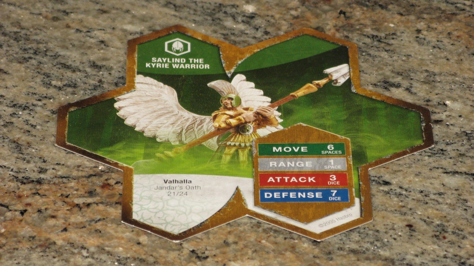 Heroscape Saylind The Kyrie Warrior - Wave 3, Jandar's Oath