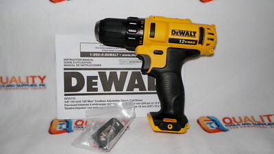 New Dewalt DCD710 12V Max Lithium-Ion 3/8'' Drill/Driver - Bare Tool