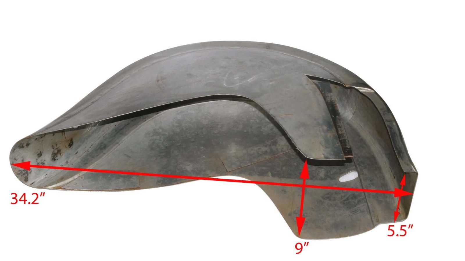 Indian Chief Civilian Plunger Rear Skirt Mudguard Fender Post War Model 