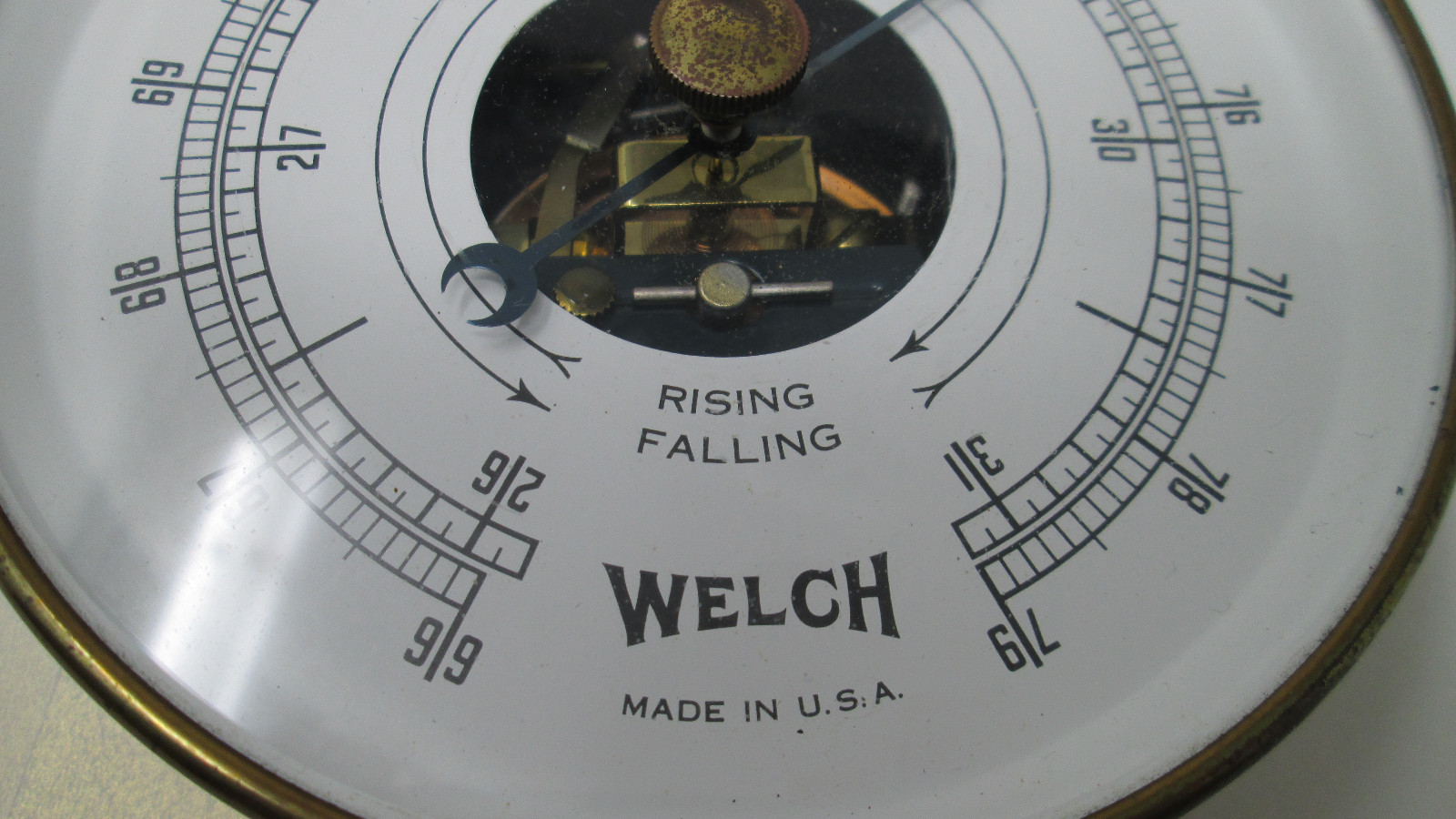 W. M. Welch Wall Barometer Vintage 1950's Made in USA
