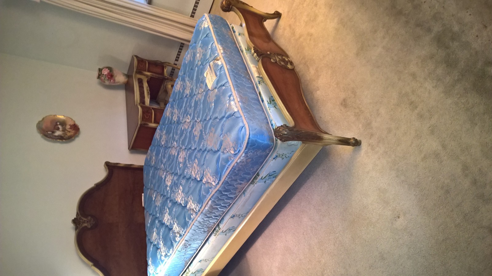 Vintage French Provencial Inlaid 5-pc. Bedroom Set