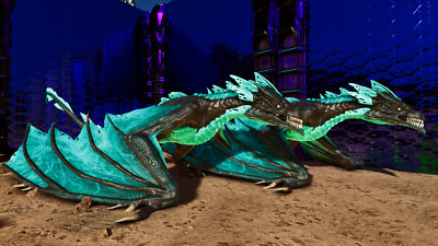 ARK Survival Ascended PvE PC/XBOX/PS5 Top Stats Lightning Wyvern 676m (dragon)