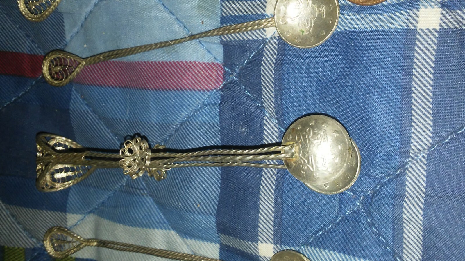 1900s Coin Silver Ottoman Empire Demitasse Spoons