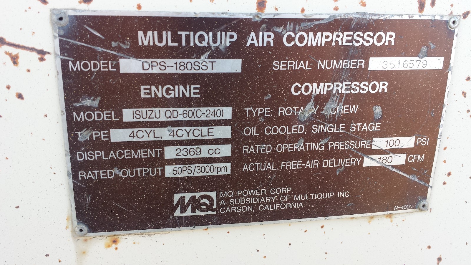 Sullair 185 Leroi Atlas Copco Chicago Pnematic Ingersoll Rand compressor parts