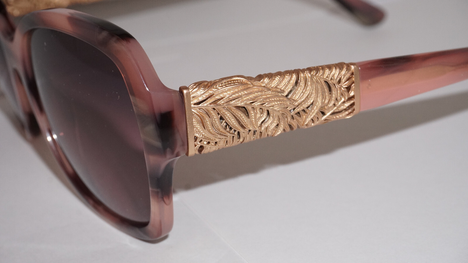 Pre-owned Maui Jim Sunglasses Swaying Palms Pink Gold Tortoise Pink Mj530 90 57 17 140 In Brown Polarized