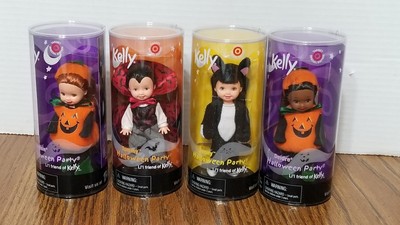 4-Mattel 2001* Halloween Party Dolls- *Chelsie* Tommy* Jenny* & *Diedre* NEW  G