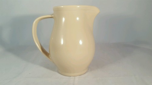 Vintage Hyalyn Vase 905 Tan With Flowers Mid Century Modern