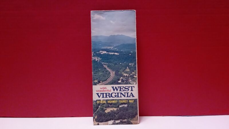 Vintage 1974 HIGHWAY MAP OF WEST VIRGINA  Arch Moore Govenor.